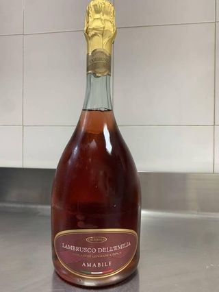 Vino Lambrusco Italiano Rosado Espumoso 750 Ml.