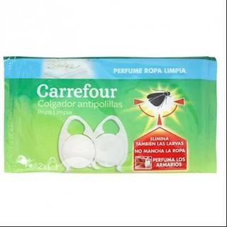 Colgador Antipolillas Perfume Ropa Limpia Carrefour 2 Ud.