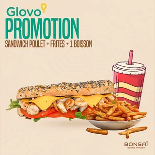 FORMULE Sandwich poulet
