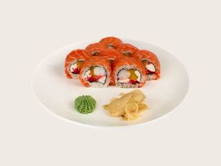 Гоу-гоу рол з креветкою, манго та лососем (440g)