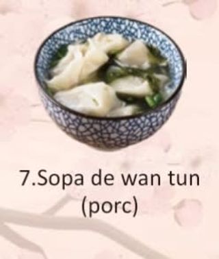 7. Sopa De Wan Tun Porc