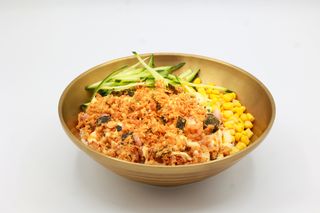 Chicken fly rice bowl（芝芝肉酥脆皮鸡饭