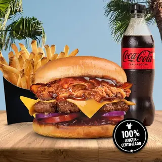 Menú Texas Bacon Gran Angus Burger