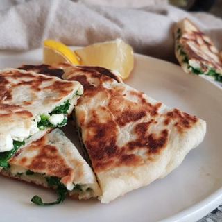 Arayes d'espinacs  ( Plato )