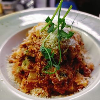 Фетучини с соусом Болоньезе