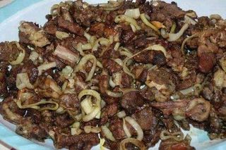 Choukouya De Mouton Avec Attiéké