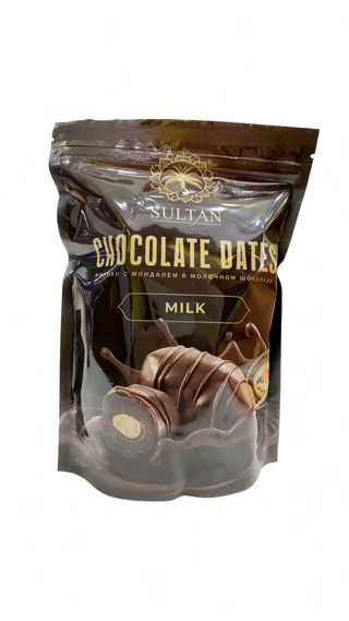 Финики с миндалем в шоколаде Chocolate Dates MILK (250 гр.)