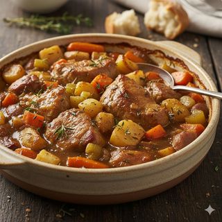 Запеканка със свинско месо