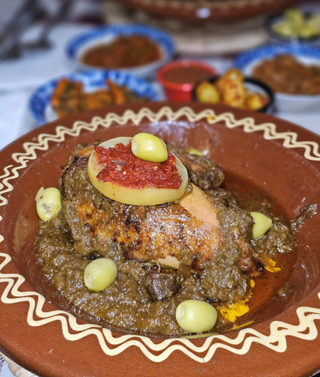Poulet Aux Citrons Avec Boisson