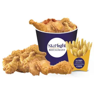 7 Pieces, 1 Large Chips and 1.2 Litre Soda