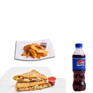 Melts et Potatoes Avec Bouteille De Soda 33cl