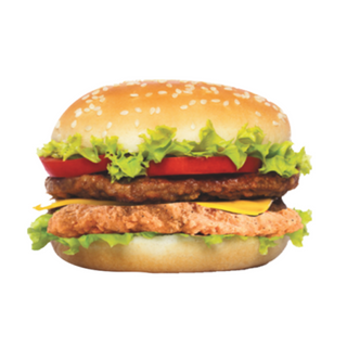 Burger steack House, Frites, Boisson au choix.