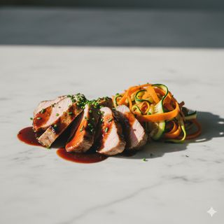 Maiale con salsa speciale