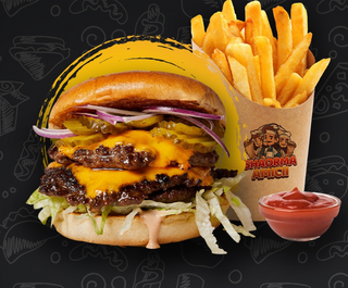 MENIU BURGER AMICII DUBLU