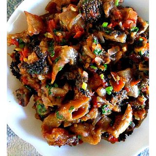 White Rice with Matumbo/Tripe