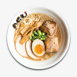 Сливочный рамен с курицей