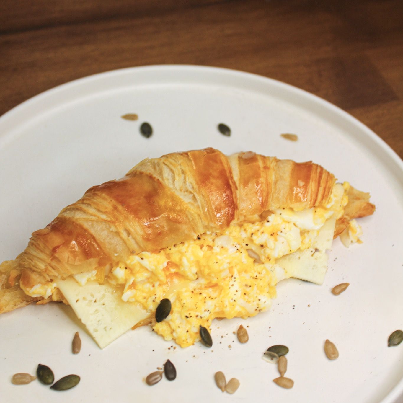 Egg croissant