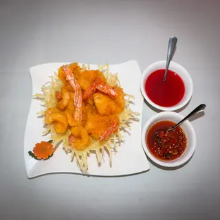 Garden Prawn Hot Pot