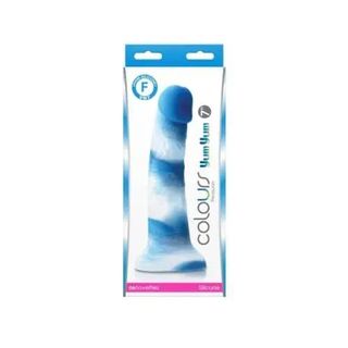 Colors-pleasure-yum yum 7" dildo blue
