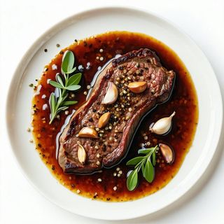 Polędwica na maśle czosnkowym