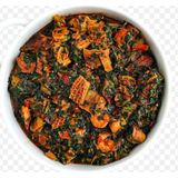 Vegetable soup per spoon