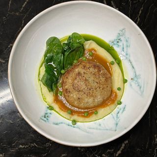 Рибний биточок з легким картопляним пюре  (290г)