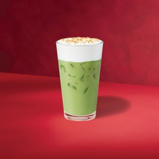 Matcha Latte glacé à la crème Toffee Nut