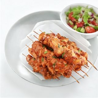 Brochettes De Poulet Mariné