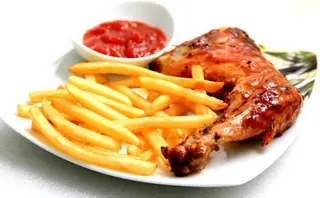 Chips ,Chicken 