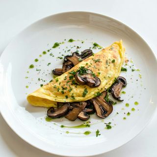 Omletă cu ciuperci (hribi)