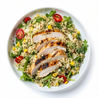 Ensalada De Quinoa Con Pollo