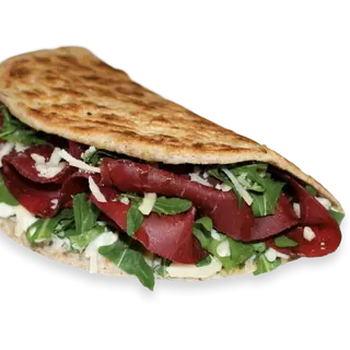 Schiacciata piada bresaola