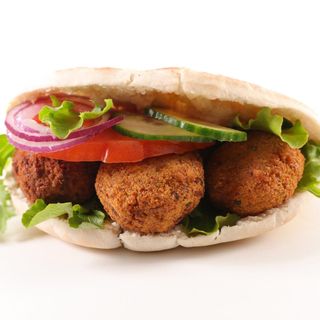 panino con falafel