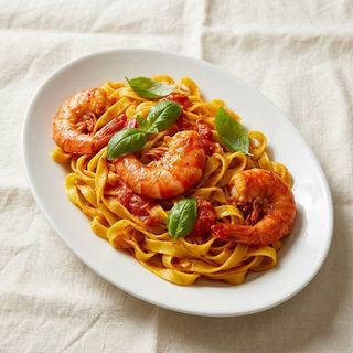Tagliatelles Aux Gambas
