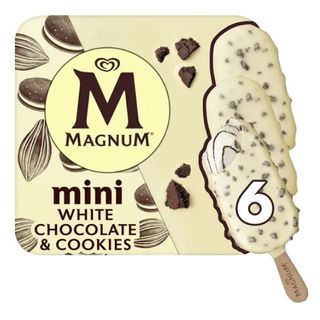 Mini Bombón Helado Vainilla, Cookies Magnum Pack 6 U 45 G
