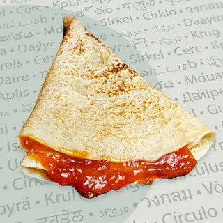 Palačinka sa džemom od kajsije