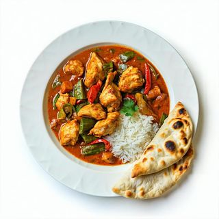 Menu pollo korma
