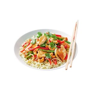 chicken and cashew nuts fried rice