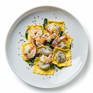 Ravioli di branzino