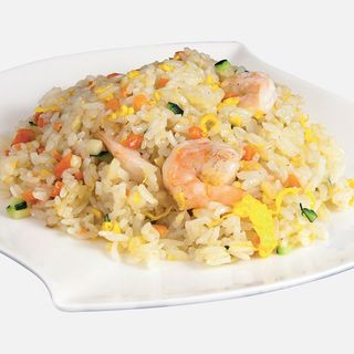 302.Riso con gamberi