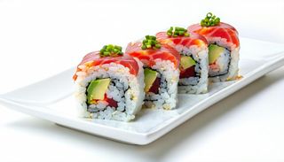 Uramaki maguro avocado