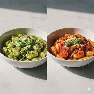 Gnocchi al Pesto o al Pomodoro