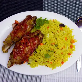 Fried rice and Turkey