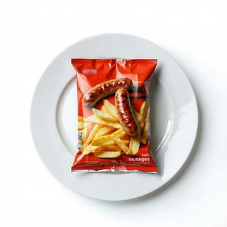 Cartoccio di patatine e wustel