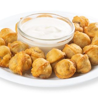 Пелмени сьомга запържени