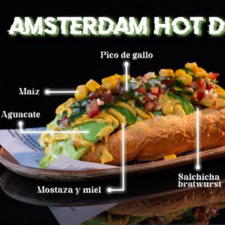 Avocado hot dog