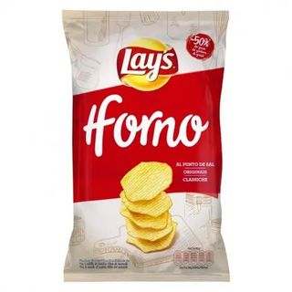 Patatas Fritas al Punto de Sal Horno Lay's 150 Gr.