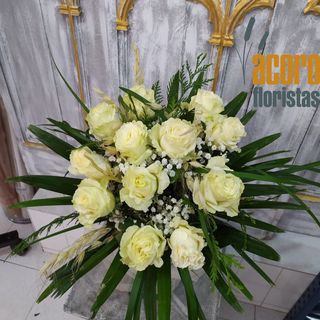 Docena De Rosas Blancas