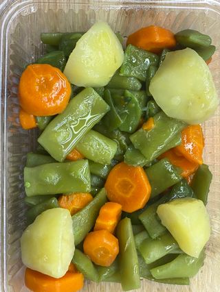 Plat de verdura al vapor