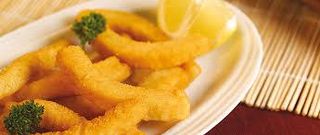 Tiras de Calamar Empanizada